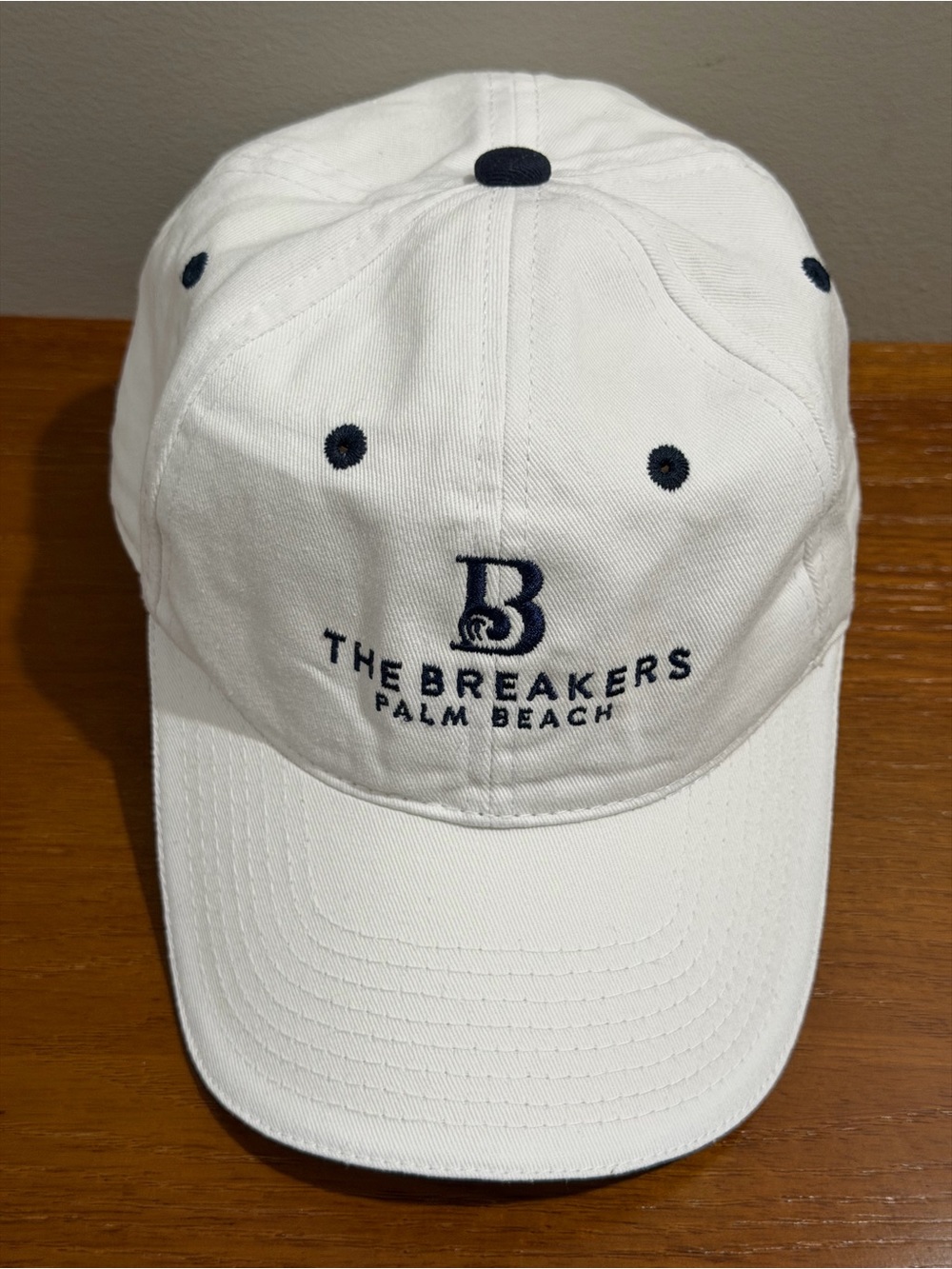 Palm  Beach The Breakers White Baseball Cap